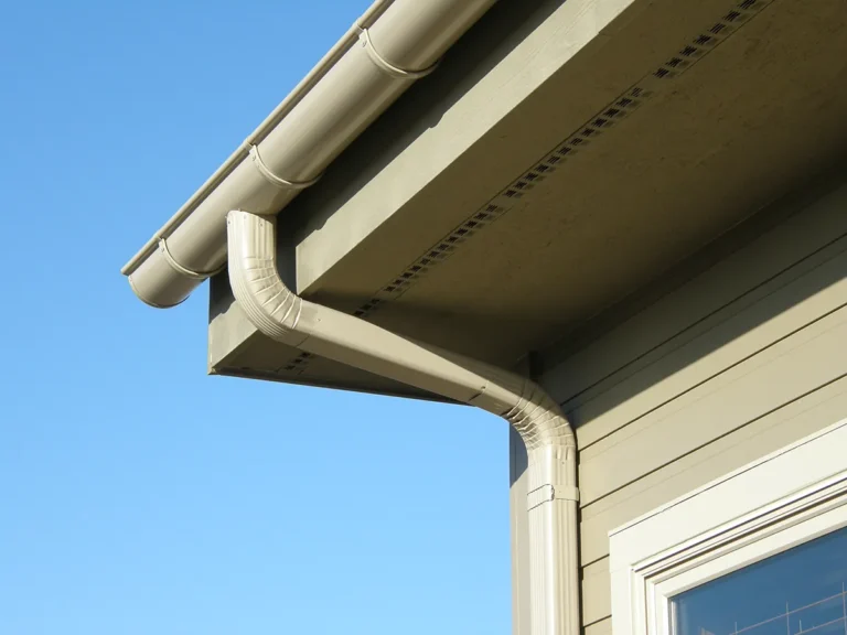 Sheridan Sheet Metal Co. - Clay Half-Round Gutter with 3x4 Downspout