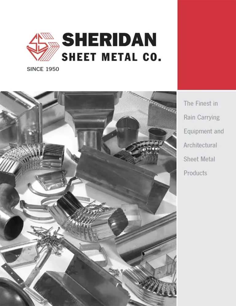 Sheridan Sheet Metal Co. catalog cover