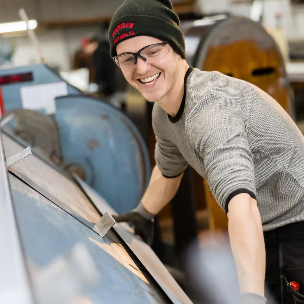 Sheridan Sheet Metal Co. team at work