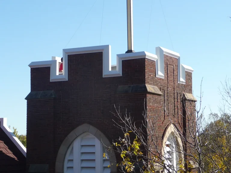 Sheridan Sheet Metal Co. - White Cap Flashing on Church