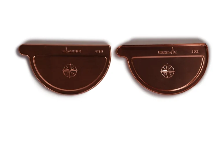 Sheridan Sheet Metal Co. Metal Roofing Product - European Half Round Flat End Cap